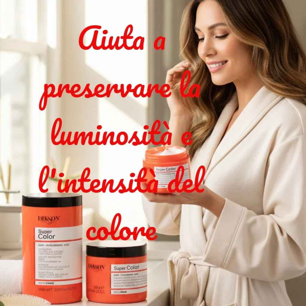 Maschera Protettiva Colore Super Color - Mantiene Colore Brillante Capelli Tinti | DIKSON Prime