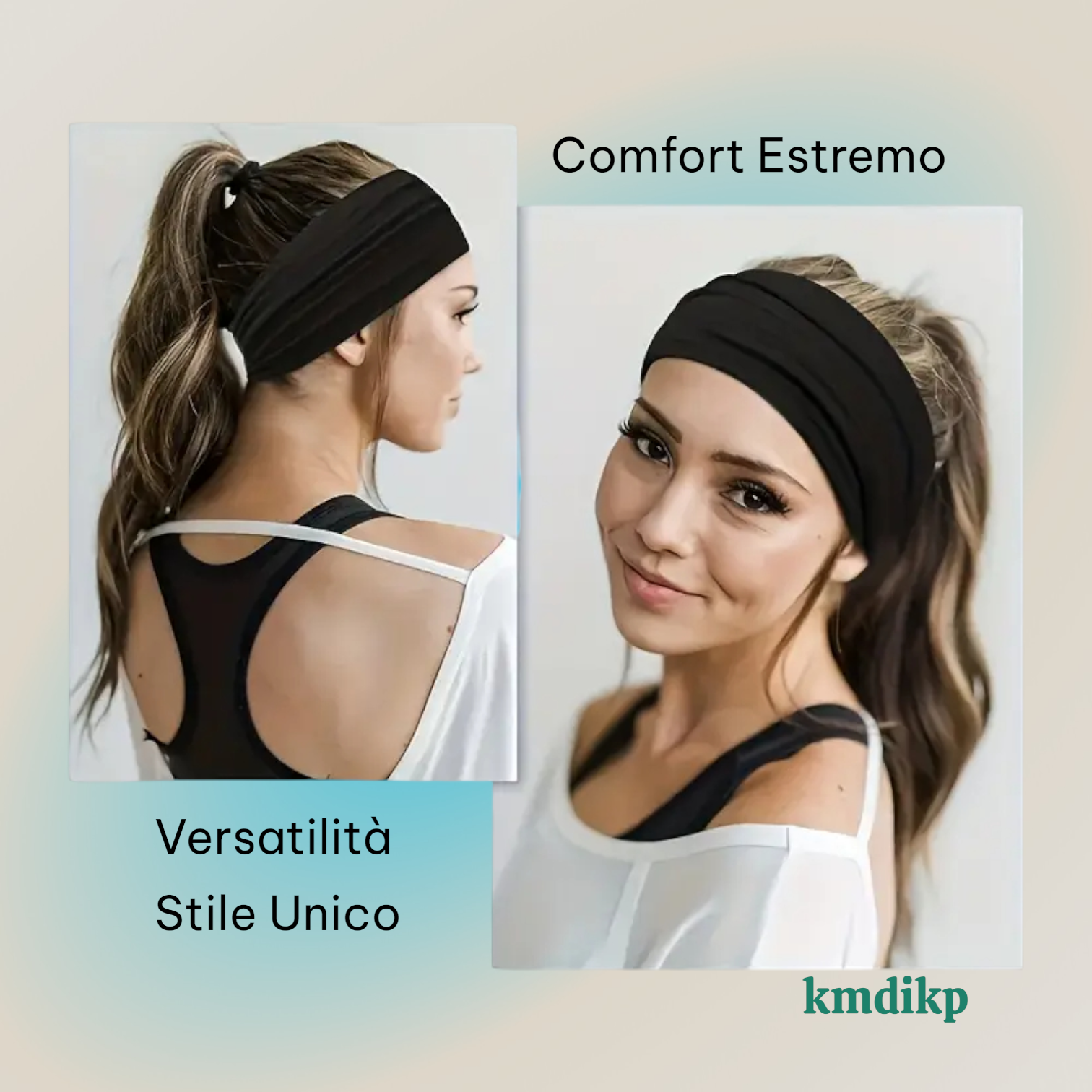 Set di 3 Fasce per Capelli Larghe alla Moda