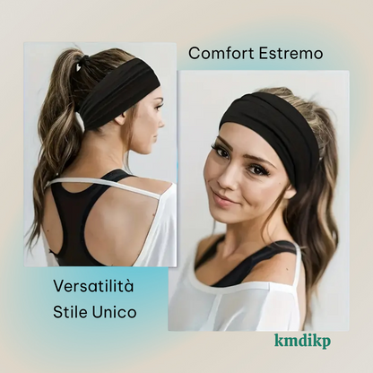 Set di 3 Fasce per Capelli Larghe alla Moda