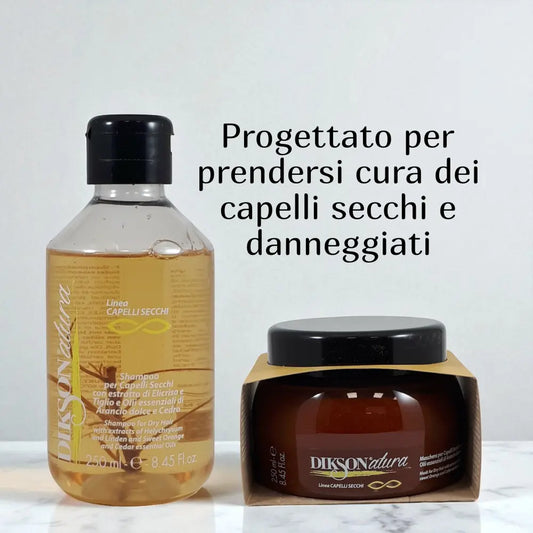 Kit DiksoNatura per Capelli Secchi - 100% Naturale
