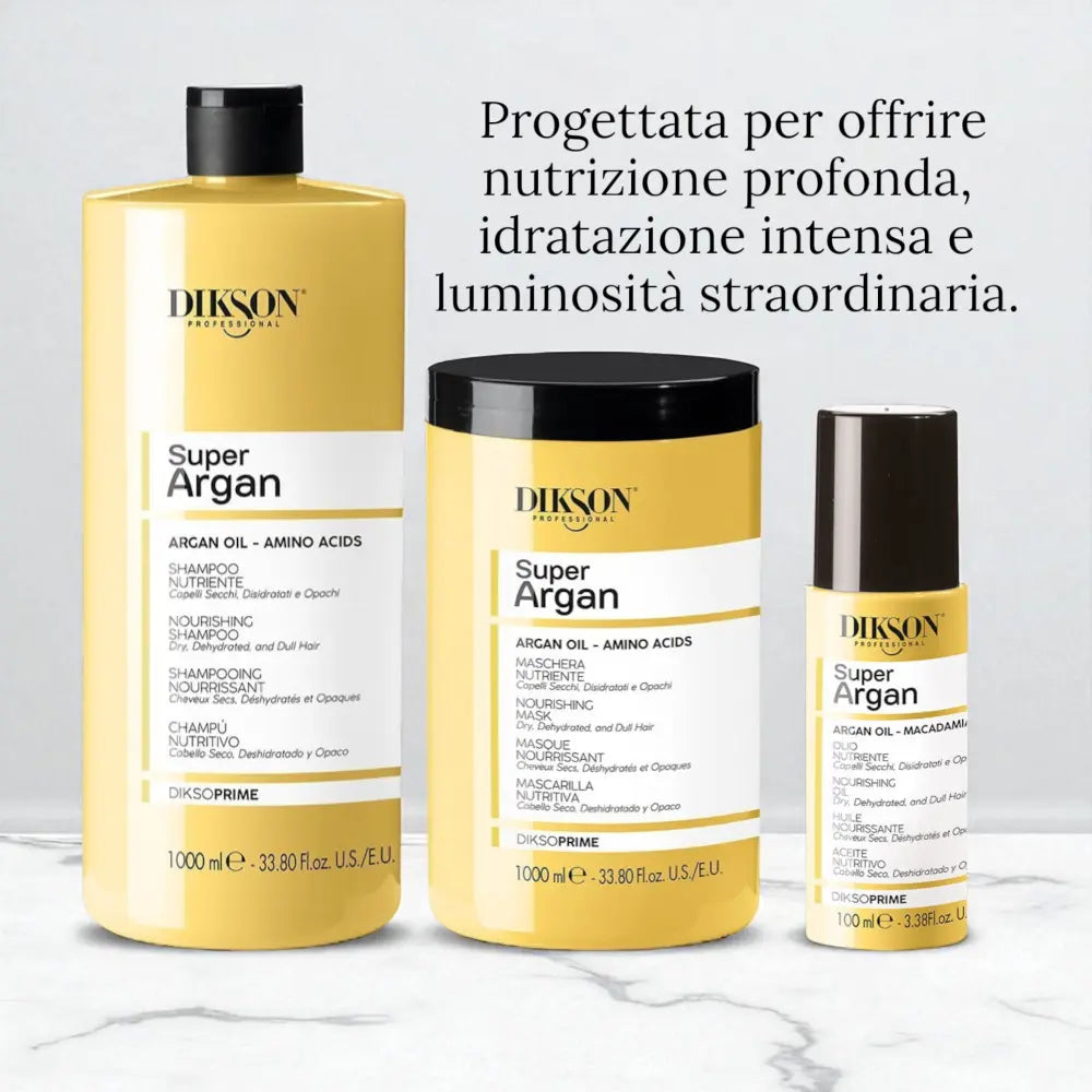 Kit Nutrizione e Idratazione Super Argan - Diksonprime