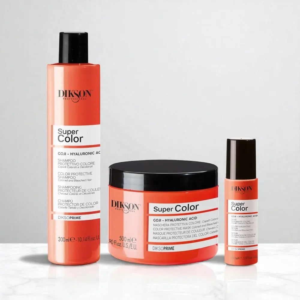 super color: kit di protezione, valorizzazione e mantenimento del colore per capelli - diksoprime - KMdiKP