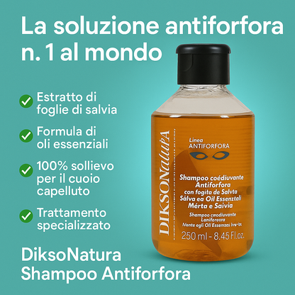 Shampoo Antiforfora Naturale DiksoNatura