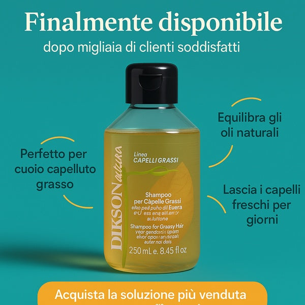 Shampoo DiksoNatura per Capelli Grassi