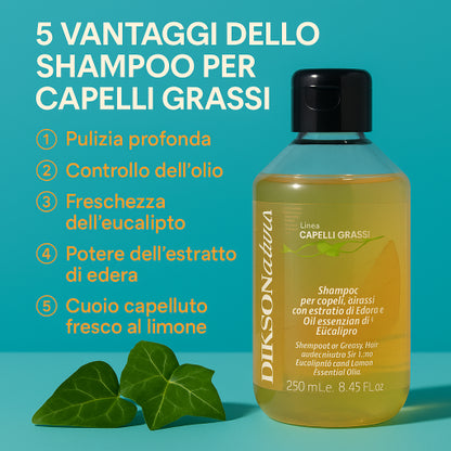 Shampoo DiksoNatura per Capelli Grassi
