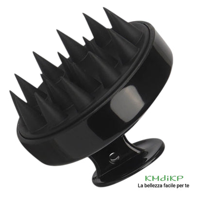 Spazzola Massaggiante in Silicone per Cuoio Capelluto - Stimola Crescita