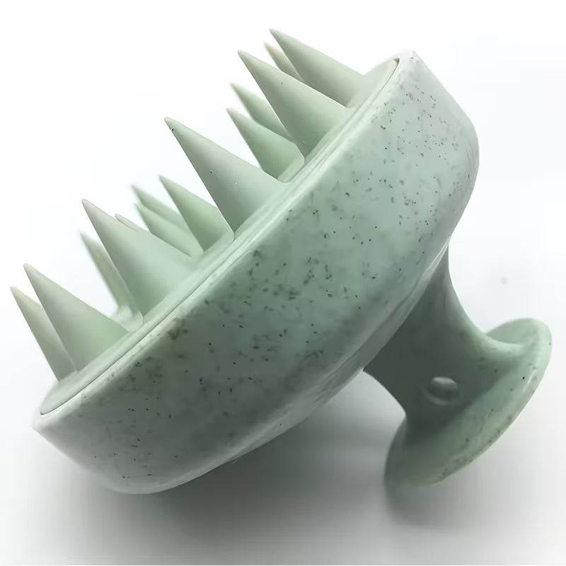 Spazzola Massaggiante in Silicone per Cuoio Capelluto