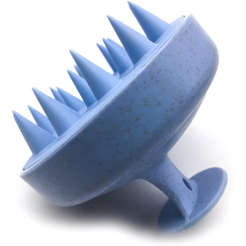 Spazzola Massaggiante in Silicone per Cuoio Capelluto