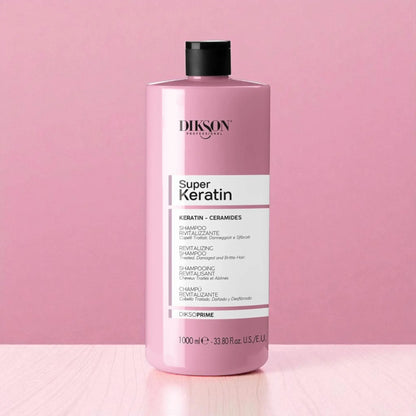 super cheratina: shampoo detergente e rivitalizzante per capelli - diksoprime KMdiKP