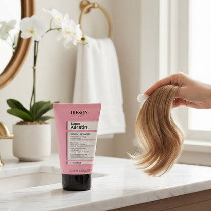 crema riparatrice con cheratina per capelli doppie punte - dikson prime KMdiKP