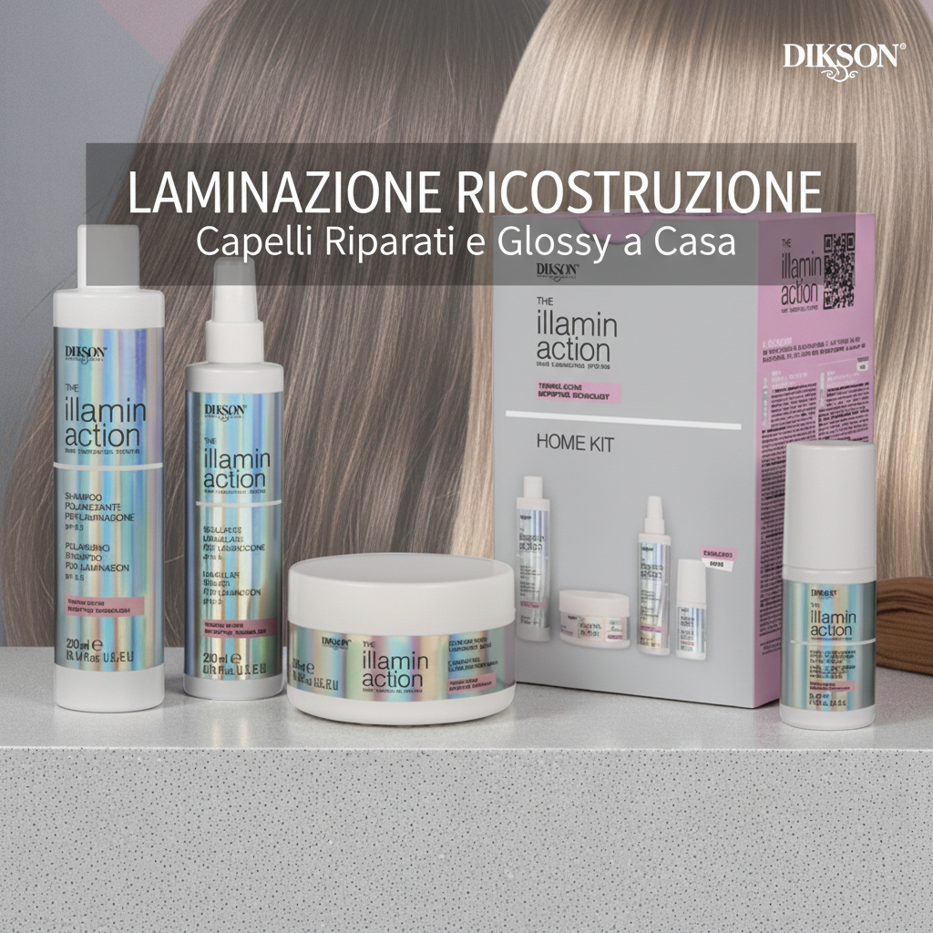 Kit Laminazione Ricostruzione IllaminAction Home - Capelli Ristrutturati e Glossy | DIKSON