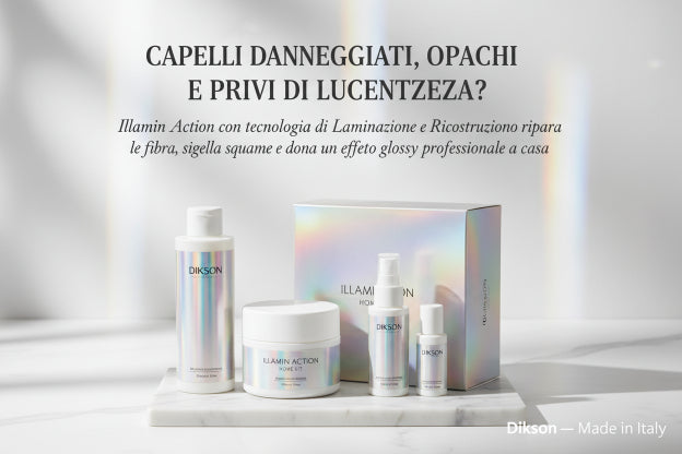 Kit Laminazione Ricostruzione IllaminAction Home - Capelli Ristrutturati e Glossy | DIKSON