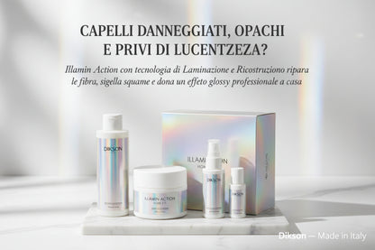 Kit Laminazione Ricostruzione IllaminAction Home - Capelli Ristrutturati e Glossy | DIKSON