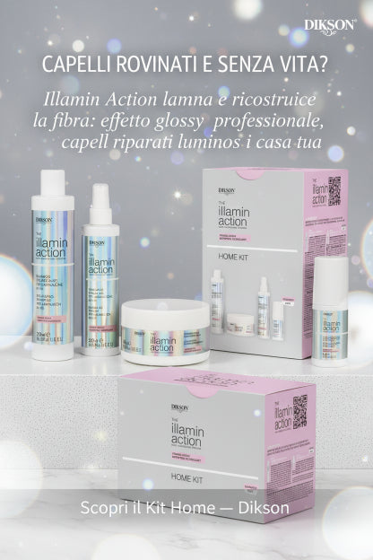 Kit Laminazione Ricostruzione IllaminAction Home - Capelli Ristrutturati e Glossy | DIKSON