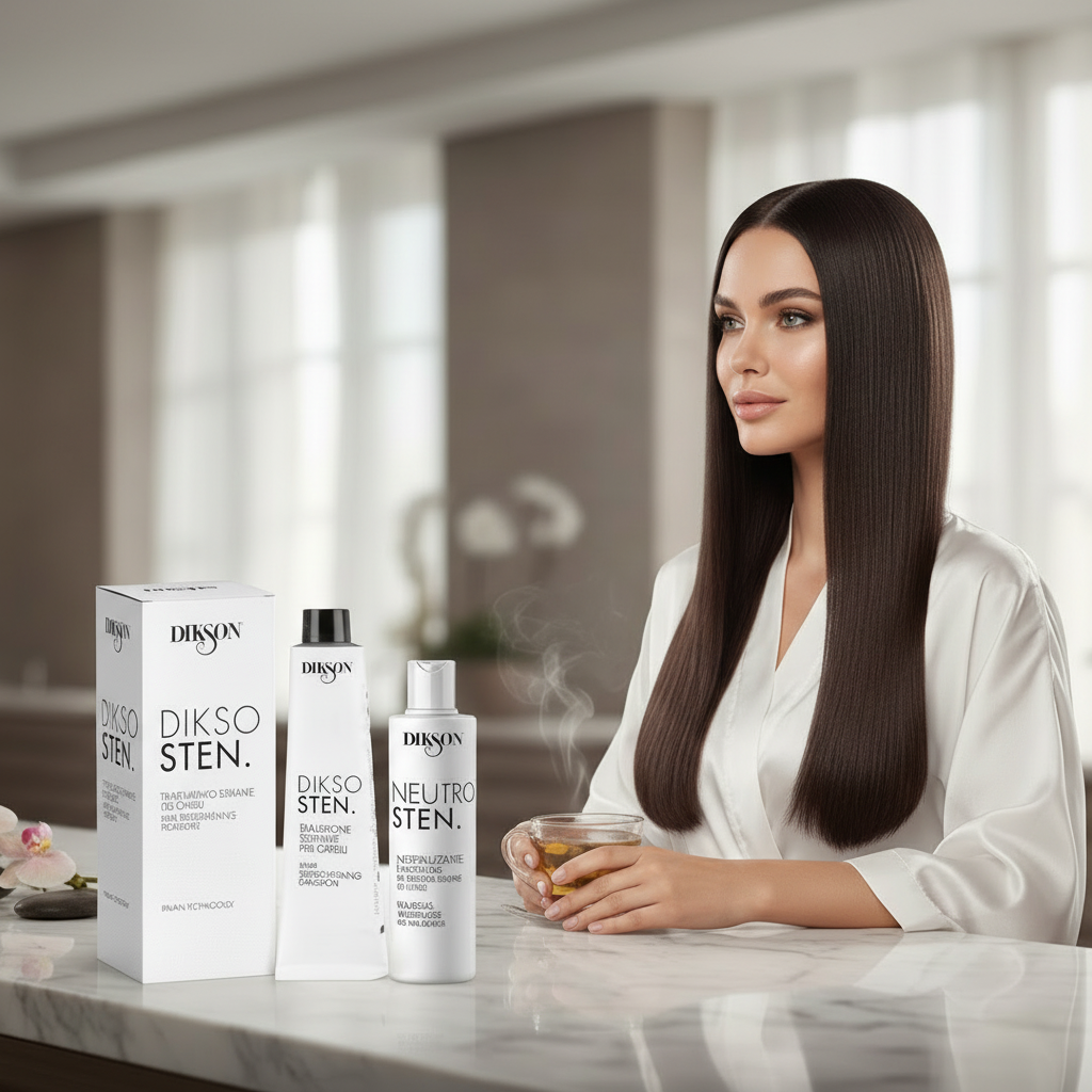 Risultato capelli perfettamente lisci e setosi - Dikson Sten Made in Italy