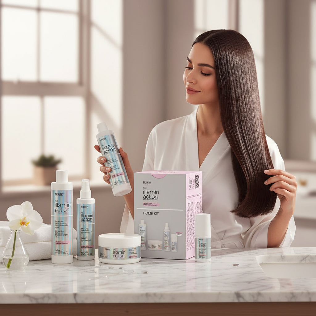 Kit Laminazione Ricostruzione IllaminAction Home - Capelli Ristrutturati e Glossy | DIKSON