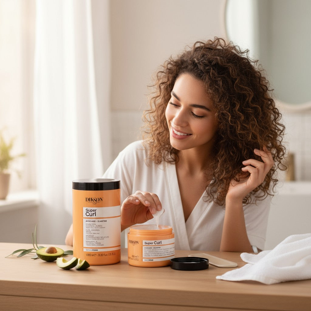 maschera di controllo super curl per capelli - diksoprime KMdiKP
