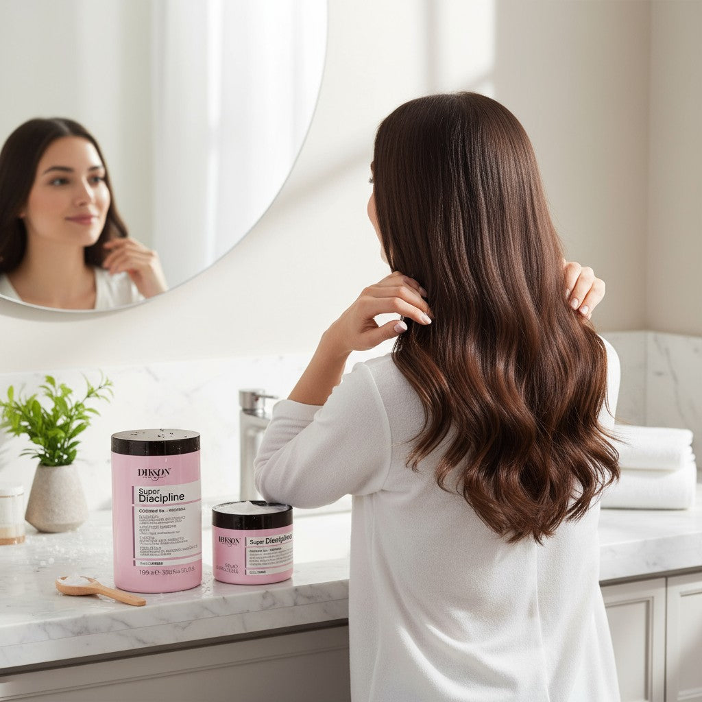 maschera disciplinare anticrespo per capelli - dikson prime KMdiKP