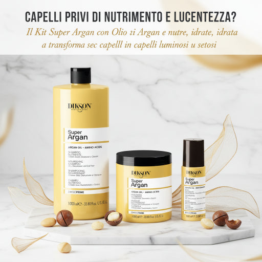 Kit Super Argan Professionale - Nutrizione Suprema Capelli Secchi