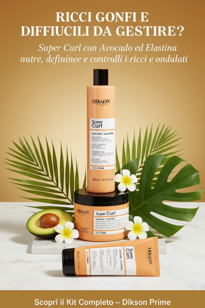 Super Curl: Kit Professionale per Capelli Ricci e Mossi